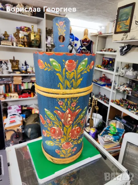 Дървена поставка за чадъри, снимка 1