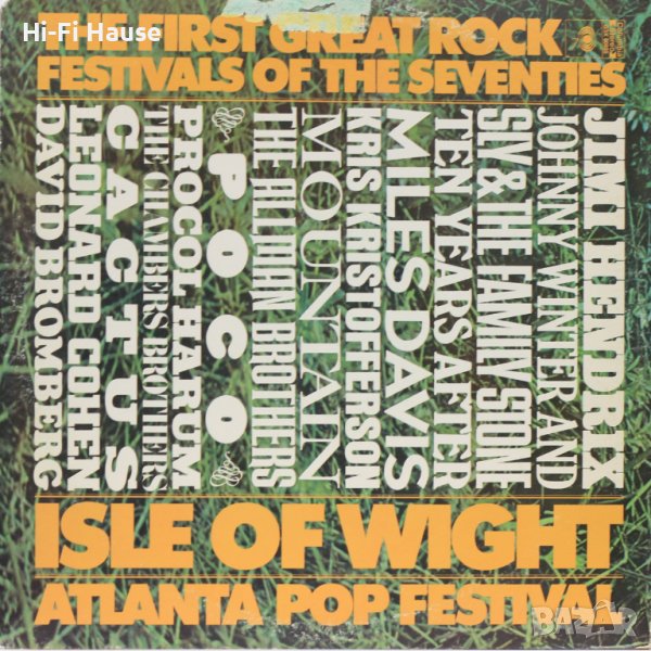 Jimi Hendrix-Isle Of Wight-Atlanta pop Festival-Грамофонна плоча-LP 12”, снимка 1