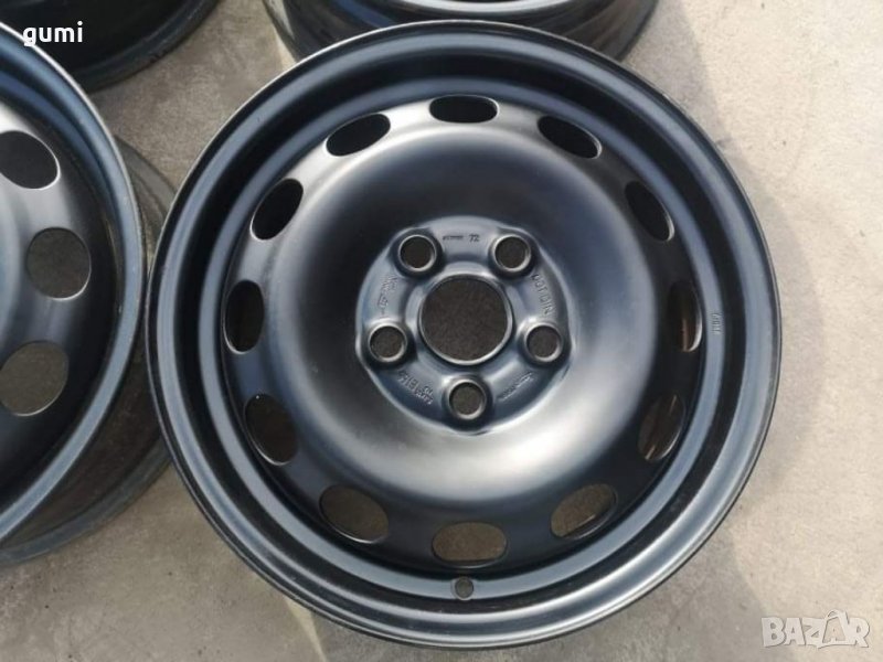 4бр 15ски железни джанти за Ford, VW, Seat 5х112мм, снимка 1
