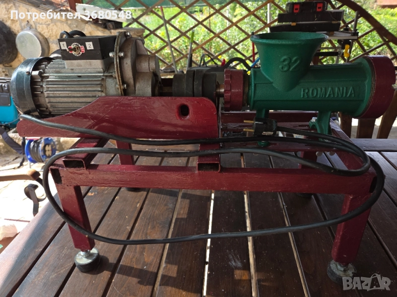 Месомелачка N32 с редуктор  ПРОДАДЕНО , снимка 1