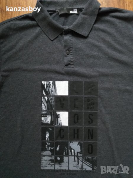 love moschino - страхотна мъжка тениска 2ХЛ, снимка 1