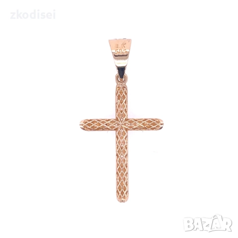 Златен медальон 2,08гр. 14кр. проба:585 модел:33622-6, снимка 2 - Колиета, медальони, синджири - 51437763