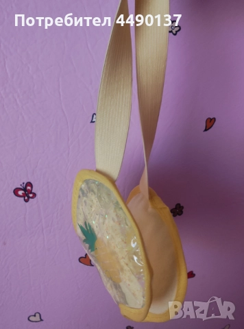 Релаксираща гел маска за очи,Става за деца и възрастни.Жълта и сладка.С ананас картинки., снимка 4 - Други - 51760556