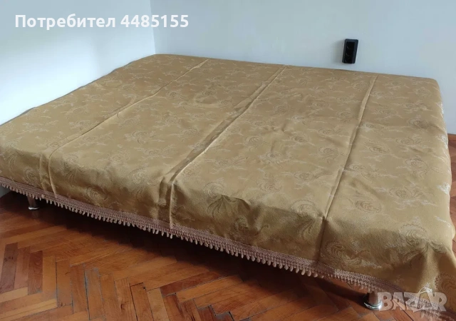 Покривка за спалня/диван старо злато, снимка 4 - Покривки за легло - 53073011