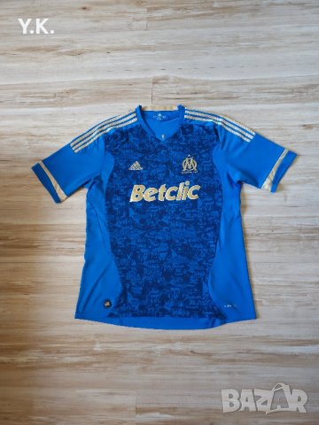 Оригинална мъжка тениска Adidas Climacool x F.C. Olympique Marseille / Season 11-12 (Away), снимка 1 - Тениски - 42230810