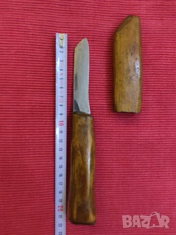 Саморъчно изработен нож с дървена кания. , снимка 5 - Колекции - 35966810