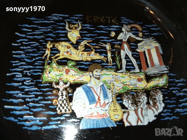 24k gold hand made-ретро пепелник 0804231639, снимка 6 - Антикварни и старинни предмети - 40301866