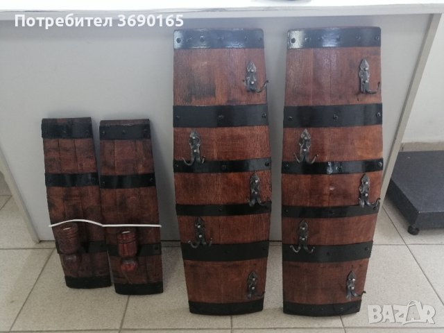 Закачалки изработени от автентични реставрирани бъчви с ръчно ковано желязо , снимка 11 - Декорация за дома - 40221046