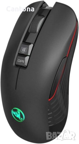 2.4 Ghz HXSJ T30 ергономична безжична мишка, 3600 Dpi- акумулаторна, снимка 2 - Клавиатури и мишки - 41596460