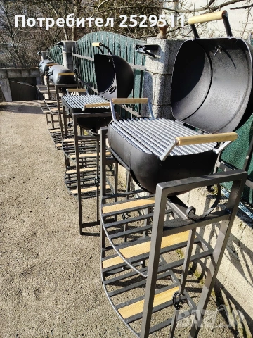 барбекю скара Нова с капак за опушване, снимка 2 - Скари - 52997014