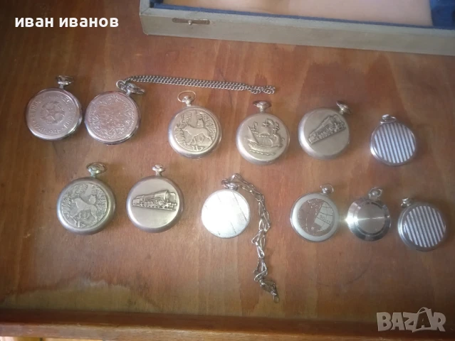 колекция от руски джобни часовници Молния , снимка 9 - Джобни - 50990507