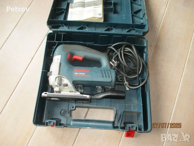 BOSCH GST 120 BE - PROFESSIONAL - Нов Внос - Мощен Прободен Трион - Зеге 650 W / 120 mm - GERMANY !!