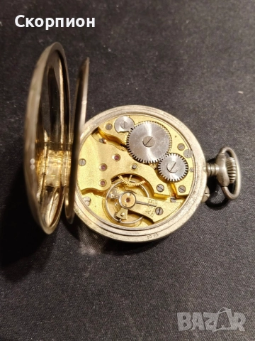 Швейцарски джобен часовник с посребрени капаци ULTRA 1905г., снимка 11 - Джобни - 46785314