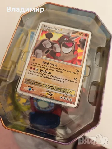 110 Pokemon карти + кутия, снимка 2 - Карти за игра - 55986107