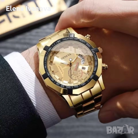 Стилен мъжки часовник в луксозна кутия, снимка 2 - Мъжки - 51924065