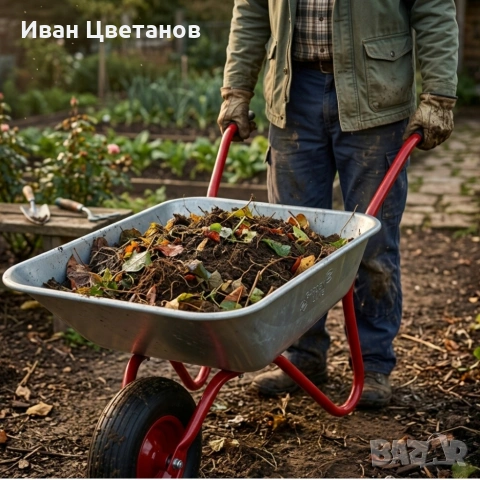 Градинска количка с товаропоносимост 100 кг - голям капацитет и стабилна основа