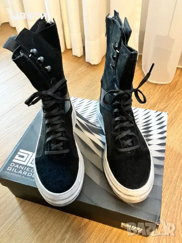 Черни боти, снимка 3 - Дамски боти - 48079892