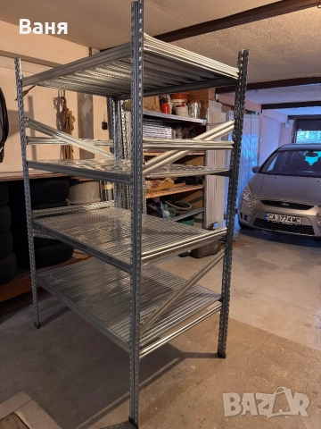 Алуминиеви рафтове , снимка 2 - Стелажи и щандове - 52914662