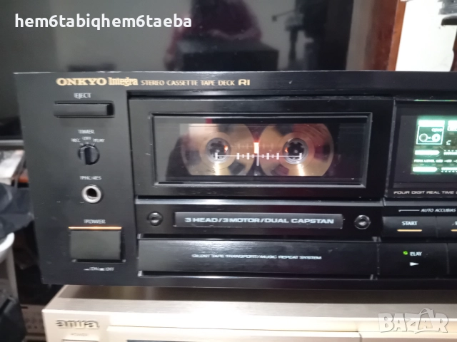 Onkyo TA 2570 - топ модел - един от малкото им триглави декове с IR дистанционо управление., снимка 2 - Декове - 52678873