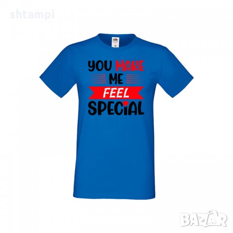 Мъжка тениска Свети Валентин You Make Me Feel Special 1, снимка 2 - Тениски - 35716739