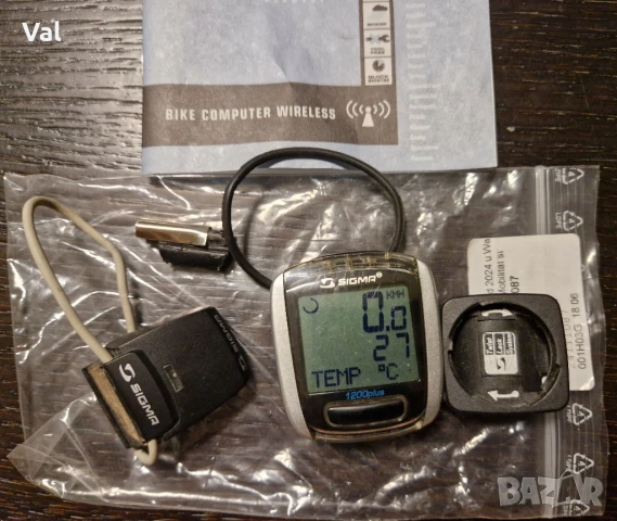 Безжичен компютър Sigma BC1200 plus, снимка 9 - Аксесоари за велосипеди - 51266947