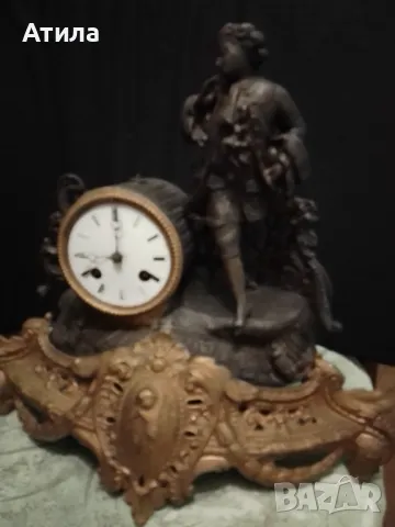 часовник каминен настолен, снимка 6 - Антикварни и старинни предмети - 48695848