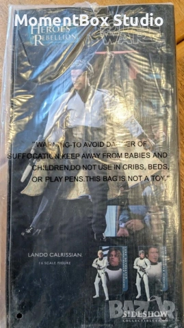 Sideshow Star Wars Lando Calrissian 1-6 фигура, снимка 2 - Колекции - 53619272