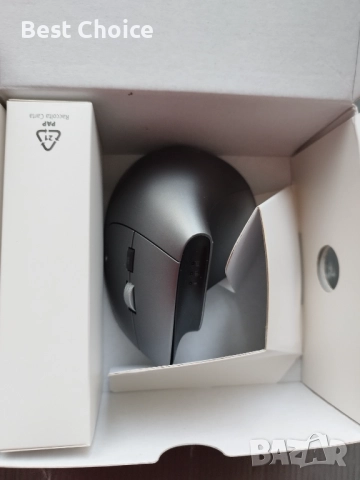 Вертикална мишка Hama EMW-700, безжична, ергономична, 8 бутона, снимка 3 - Клавиатури и мишки - 52477664