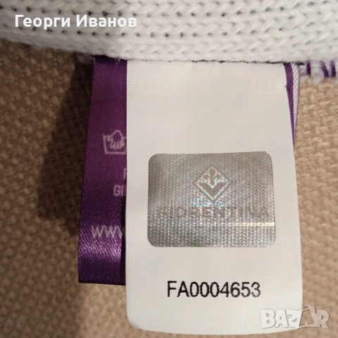 НОВА ФИОРЕНТИНА 100% Acrylic Made in Italy official product Fiorentina beanie, снимка 5 - Шапки - 53296848