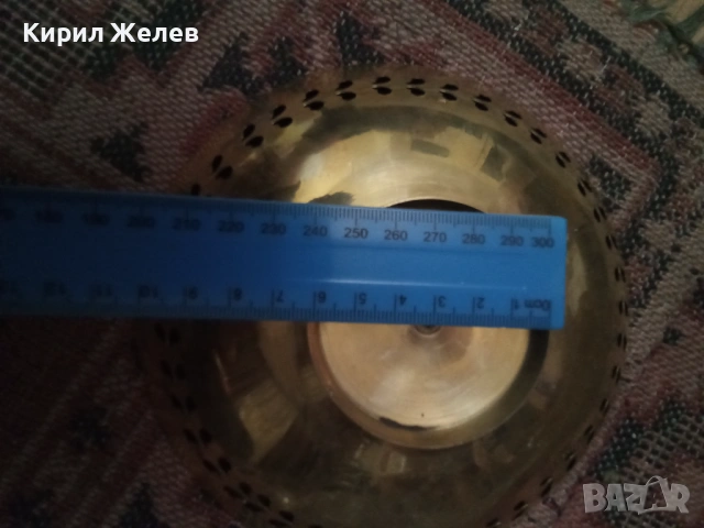 Бронзова фруктиери 54281, снимка 5 - Антикварни и старинни предмети - 53624503