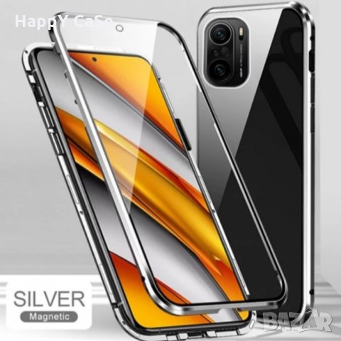 Двоен 360 градуса магнитен кейс калъф за Xiaomi Poco X3 / Pro / M3 Pro / M3, снимка 7 - Калъфи, кейсове - 34111206