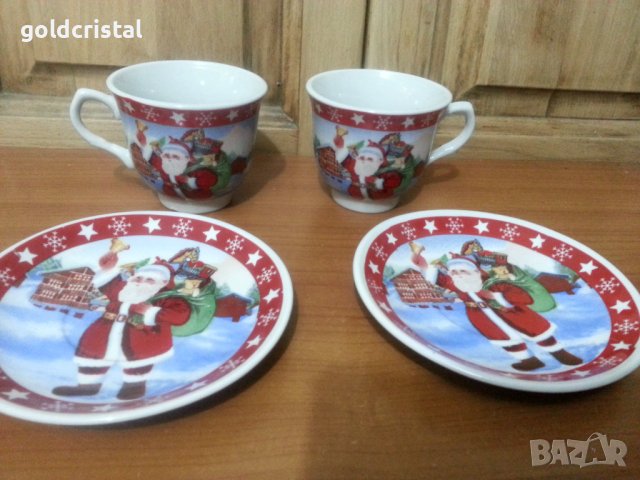 Коледни порцеланови чаши , снимка 10 - Чаши - 38968776