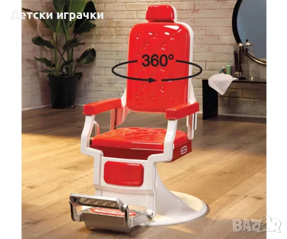 Детски фризьорски салон и бръснарница Little Tikes, с фризьорски стол , снимка 12 - Образователни игри - 50428772