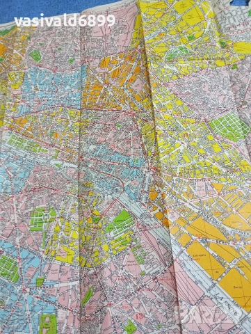 Карта на Париж , снимка 9 - Други - 53518253