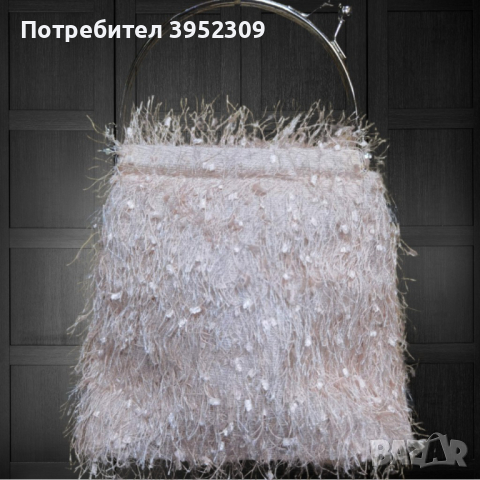 Атрактивна дамска текстилна чанта с кръгли дръжки, снимка 2 - Чанти - 44828417