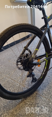 Планински велосипед BTWIN MTB ROCKRIDER 520 GREY, снимка 4 - Велосипеди - 53818672