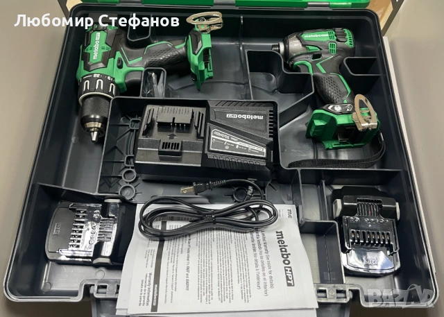 Комплект Metabo HPT DV18DBFL2 / WH18DBDL2  18V
