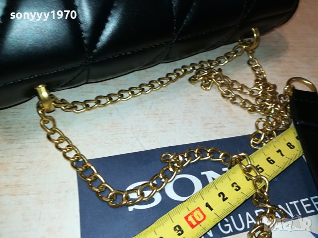 ЧАНТА-ЧЕРНО И ЗЛАТО 1008231257, снимка 10 - Чанти - 41813806