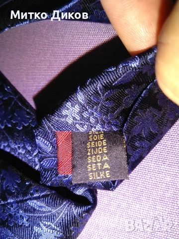 Zodiac premium pure silk tie вратовръзка нова маркова100% коприна маде ин Итали, снимка 9 - Други - 51766143
