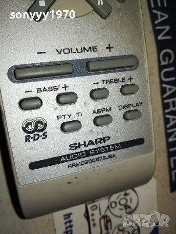 SHARP AUDIO REMOTE CONTROL 1407231316, снимка 10 - Други - 41548420