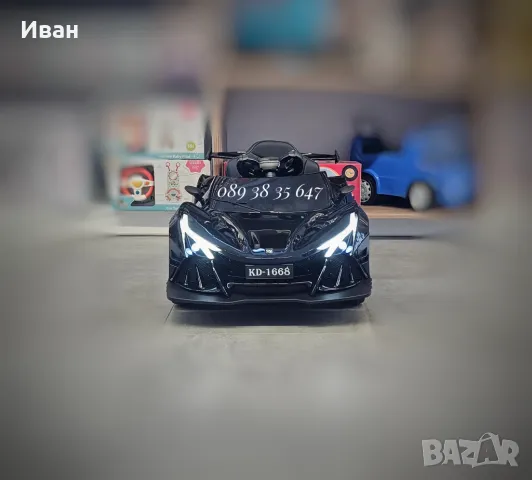 ТОП ЦЕНА!НОВО!Акумулаторна кола Flash BLACK с 4Х4,12V,EVA гуми,кожена седалка,USB,МЕТАЛИК, снимка 3 - Коли, камиони, мотори, писти - 48411312