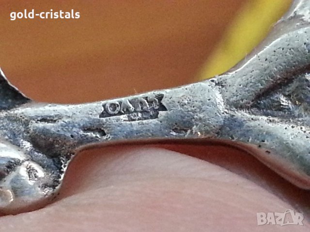 Посребрена вилица  , снимка 4 - Антикварни и старинни предмети - 34179632