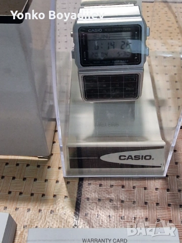 Чисто нов,неизползван електронен часовник CASIO с калкулаторр, снимка 2 - Друга електроника - 53644027