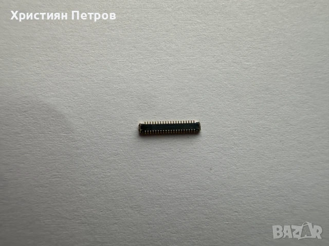 Конектор / Букса 40 pin мъжки на лентовият кабел за Xiaomi Redmi Note 9 Pro, снимка 4 - Резервни части за телефони - 50842971