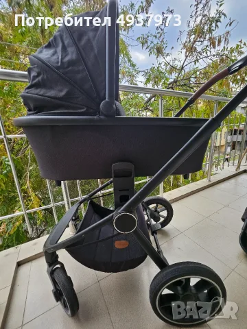 Бебешка количка 2 в 1 PetitGo (кош за новородено + летен кош)