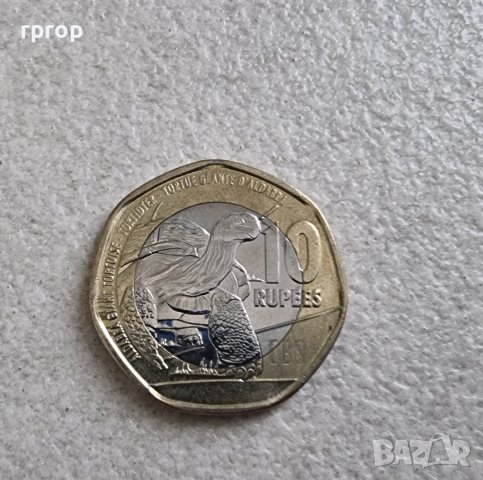 Монети. Сейшели . Сейшелски острови . 1 , 5 и 10 рупии. 2016 , 2018 година. Новата серия .3 бройки., снимка 2 - Нумизматика и бонистика - 42243164