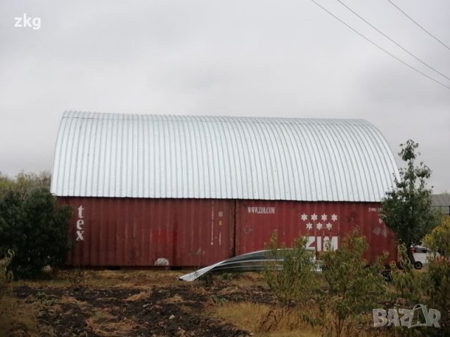 Дъговидна трапецовидна ламарина TR40x186-744, снимка 10 - Строителни материали - 34478600