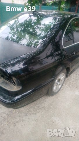 задна броня bmw e39 черна, снимка 2 - Части - 42531999