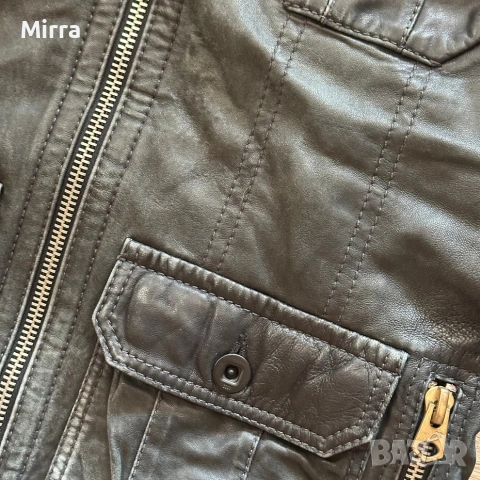 G-Star Raw Leather Jacket, снимка 5 - Якета - 52044811