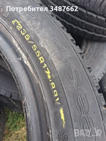 235 55 17 GOOD YEAR 2бр зимни , снимка 3 - Гуми и джанти - 56223865
